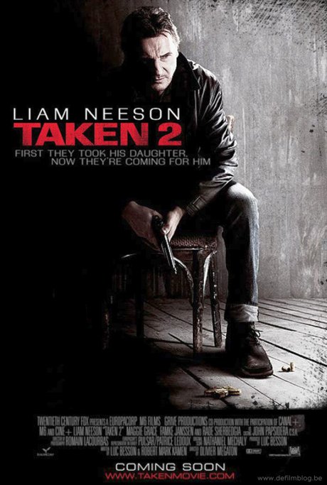 Taquillas 5 al 7 de octubre de 2012 Liam Neeson, el nuevo hombre de ACCIÓN reina en la taquilla