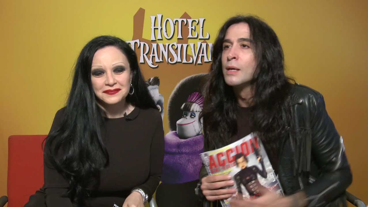 Entrevistas Hotel Transilvania Alaska y Mario Vaquerizo