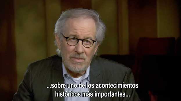 Entrevista Steven Spielberg nos habla de Lincoln