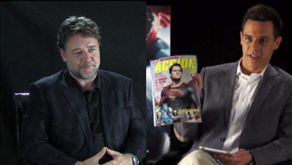 Entrevista Russell Crowe nos habla de El Hombre de Acero
