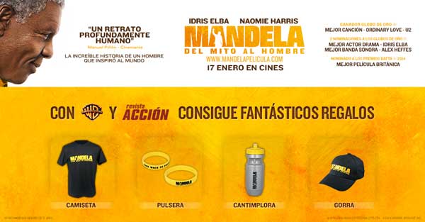Concurso MANDELA Sorteamos packs de Merchandising