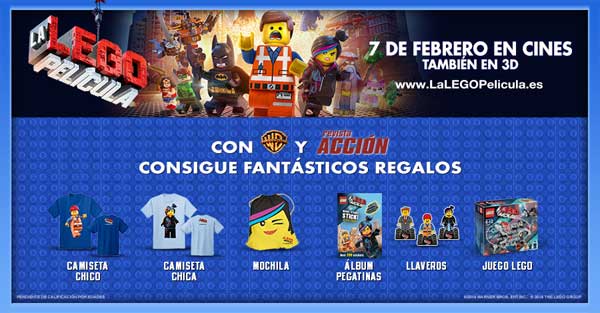 Concurso LA LEGO PELÍCULA Sorteamos packs de Merchandising