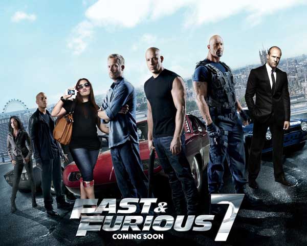 Fast & Furious 7 reanuda su rodaje en Abril