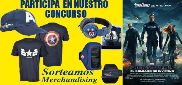 Concurso Capitán América: El soldado de Invierno Sorteamos packs de Merchandising
