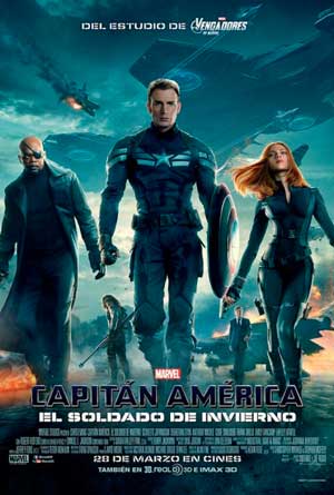 Taquillas EE UU del 4 al 6 de Abril de 2014: Capitán América se estrena con enorme éxito.