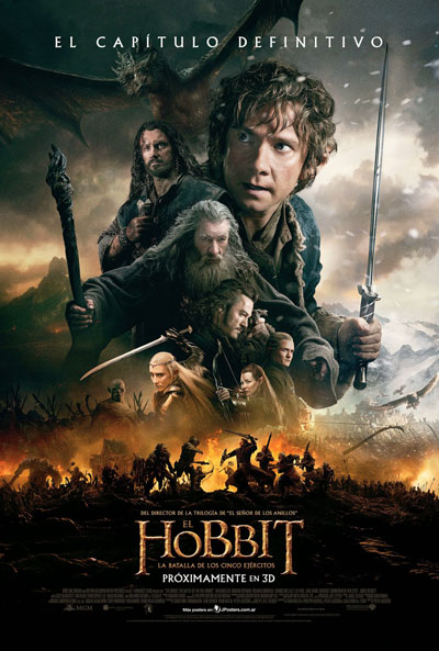 Taquillas EE UU del 25 al 28 de diciembre de 2014: El Hobbit sigue reinando en la taquilla americana.