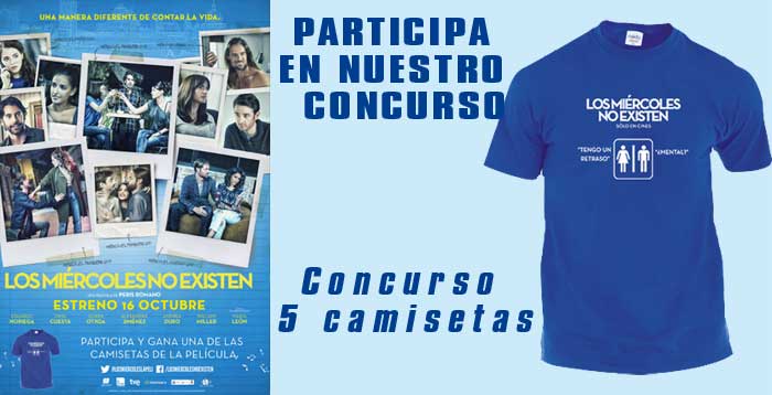 Concurso camiseta LOS MIÉRCOLES NO EXISTEN
