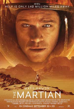 Taquillas EE UU del 2 al 4 de octubre de 2015: The Martian se estrena de forma espectacular en la taquilla.