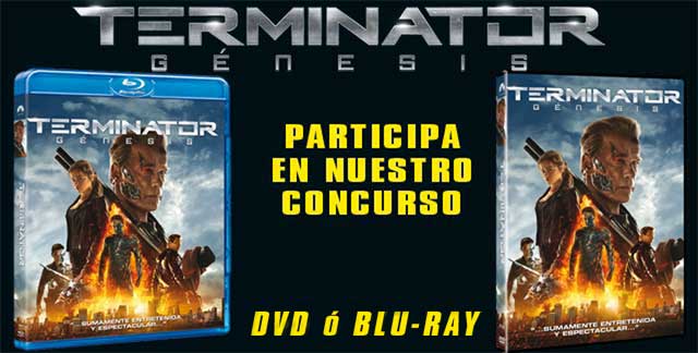 Concurso TERMINATOR GÉNESIS en DVD y Blu-Ray
