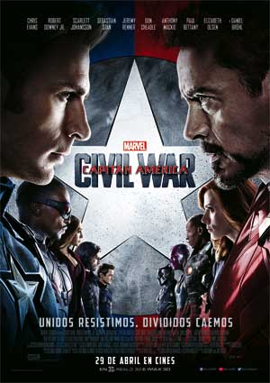 Taquillas EE UU del 6 al 8 de mayo de 2016: Capitán América Civil War se coloca como el mejor estreno del año.