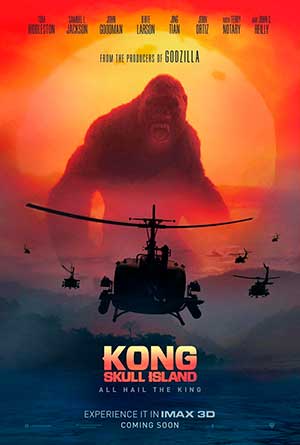 Taquillas del 10 al 12 de marzo de 2017: Kong ruge en la taquilla americana.