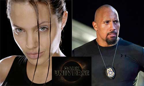 Universal quiere a Angelina Jolie y Dwayne Johnson para el Dark Universe.