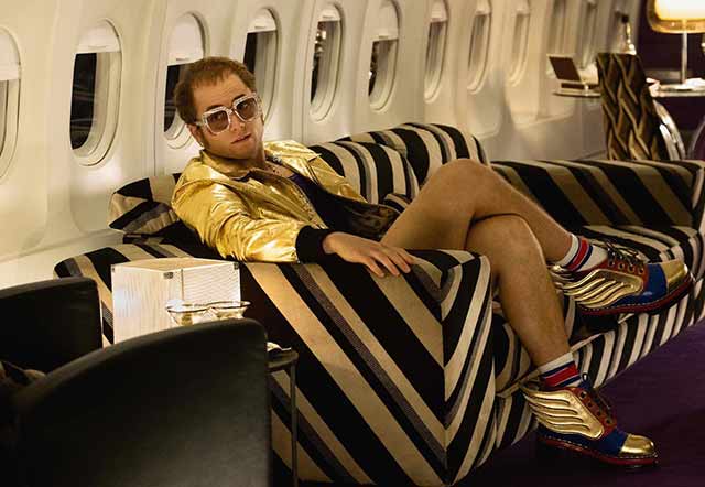 Primera foto de Taron Egerton dando vida a Elton John en Rocketman