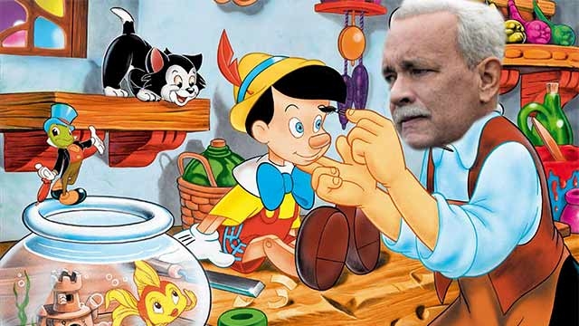 Tom Hanks podría ser Gepeto en el Pinocho de Disney.
