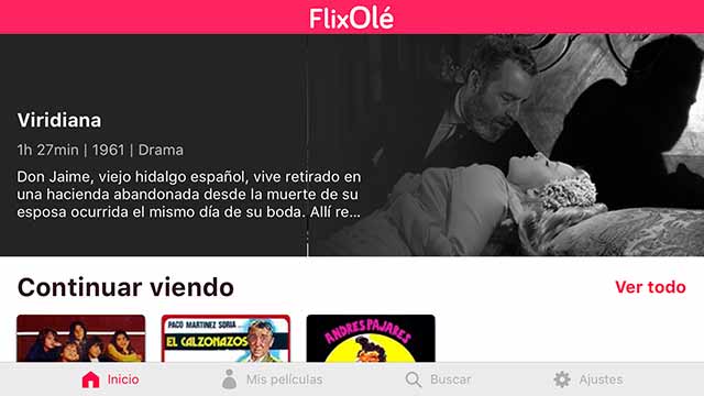Nace FlixOlé, la plataforma online del cine español