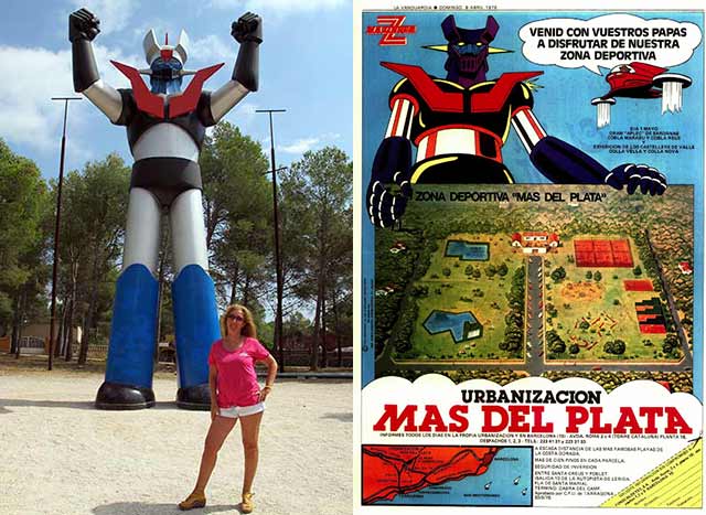 La estatua de Mazinger Z más grande del mundo está en... España