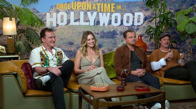 Entrevista Érase una vez en Hollywood: Quentin Tarantino, Leonardo DiCaprio, Brad Pitt y Margot Robbie