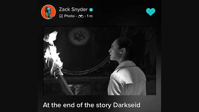 Zack Snyder muestra otra foto de su Liga de la Justicia descubriendo a Darkseid