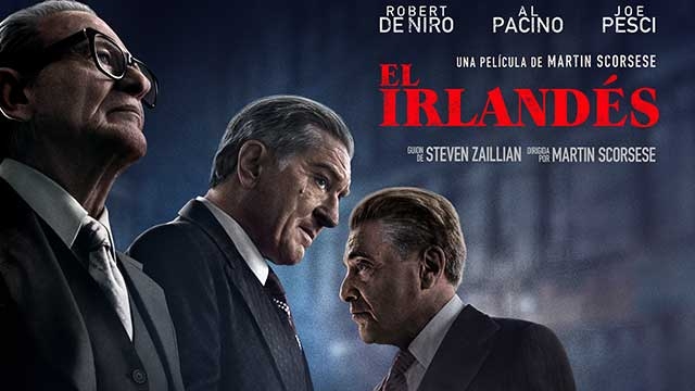El estreno en cines de El Irlandés de Martin Scorsese en España será distribuida por Tripictures