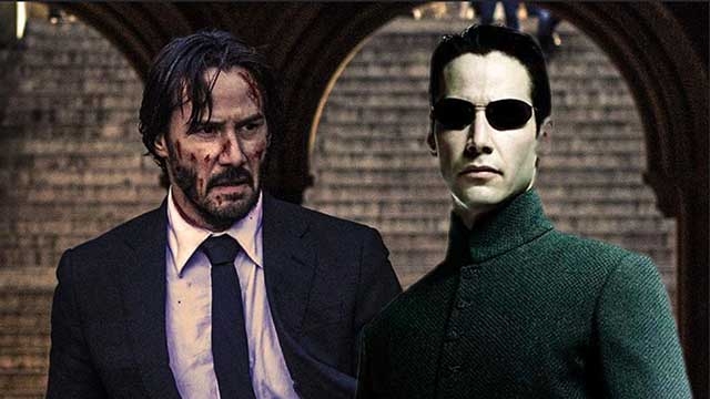 John Wick cara a cara con Neo con Matrix en la taquilla