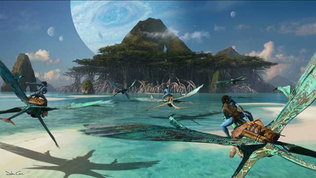 Nuevas imágenes de Avatar 2 que presentan más lugares de Pandora