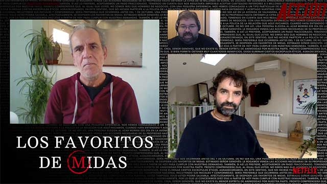 Entrevista Mateo Gil y Guillermo Toledo nos hablan de Los reyes de Midas