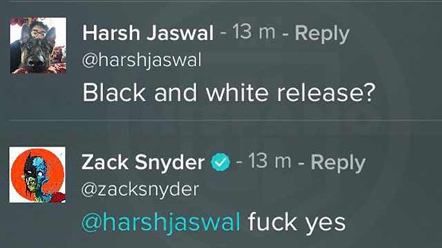 Zack Snyder confirma que La liga de la justicia está terminada… y tendrá versión en Blanco y negro