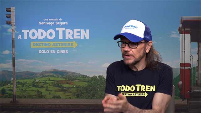 Entrevista Santiago Segura nos habla de A todo tren. Destino Asturias