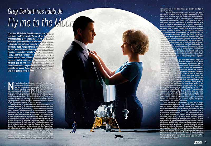 Greg Berlanti nos habla de Fly me to the Moon